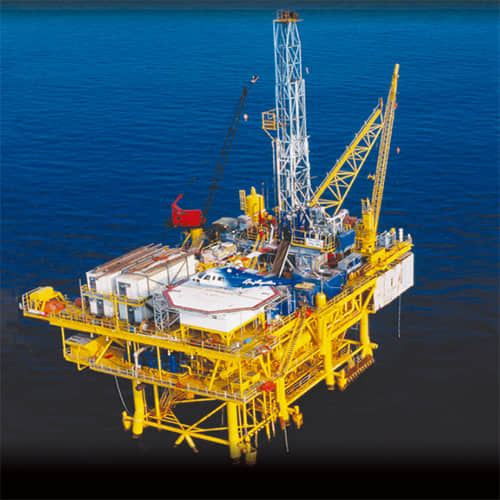 海上石油和天然气的开采和提炼工业